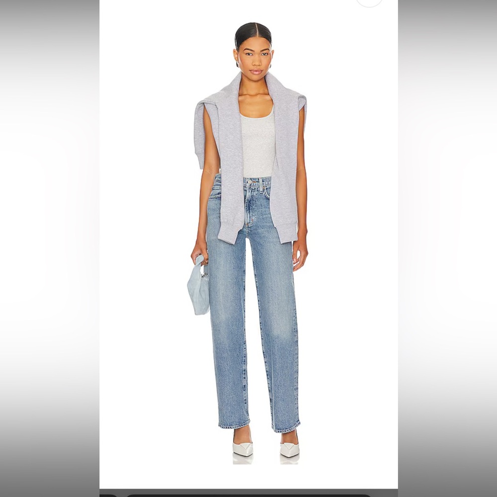 AGOLDE Harper Mid Rise Relaxed Straight Jeans | 25